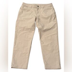 Lululemon Men’s ABC Pants 34 Tan 27”